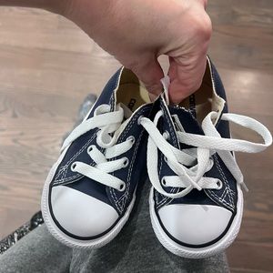 never been worn toddler navy converse